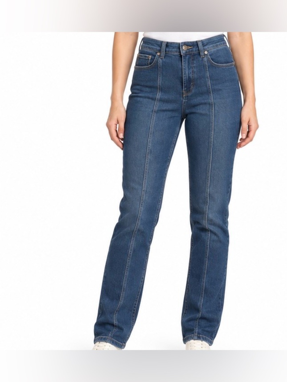 Duluth Trading Jean-Netics High Rise Slim Straight Stretch Jeans Size 8
